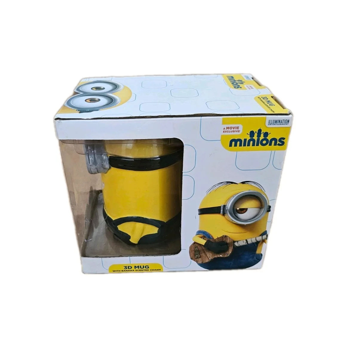 Movie Original Boxed Minions 3D Mug Kevin New In Box With Scented Banana Charm, изображение 3