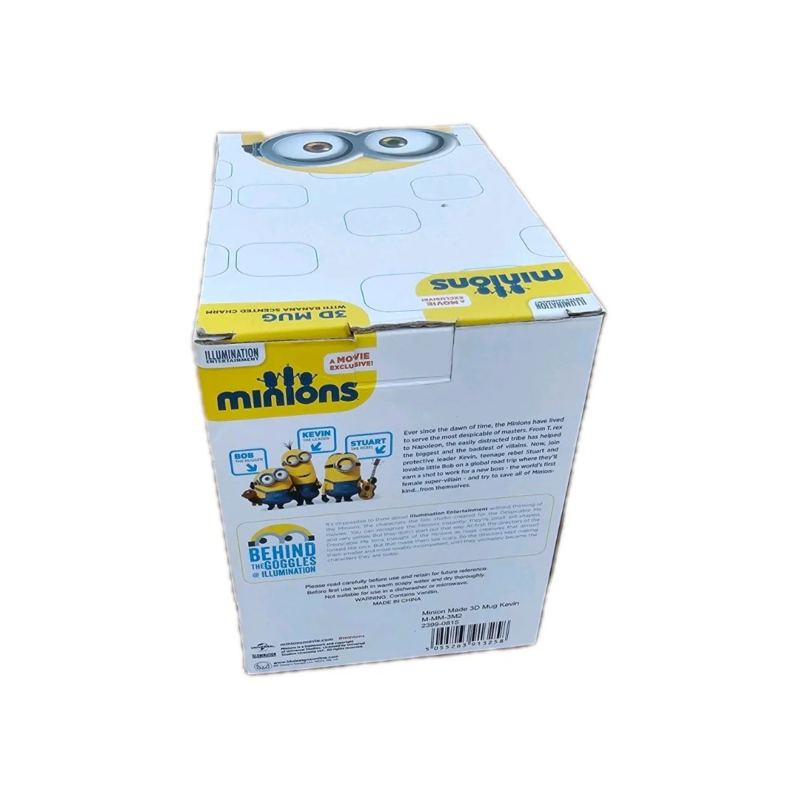 Movie Original Boxed Minions 3D Mug Kevin New In Box With Scented Banana Charm, изображение 4
