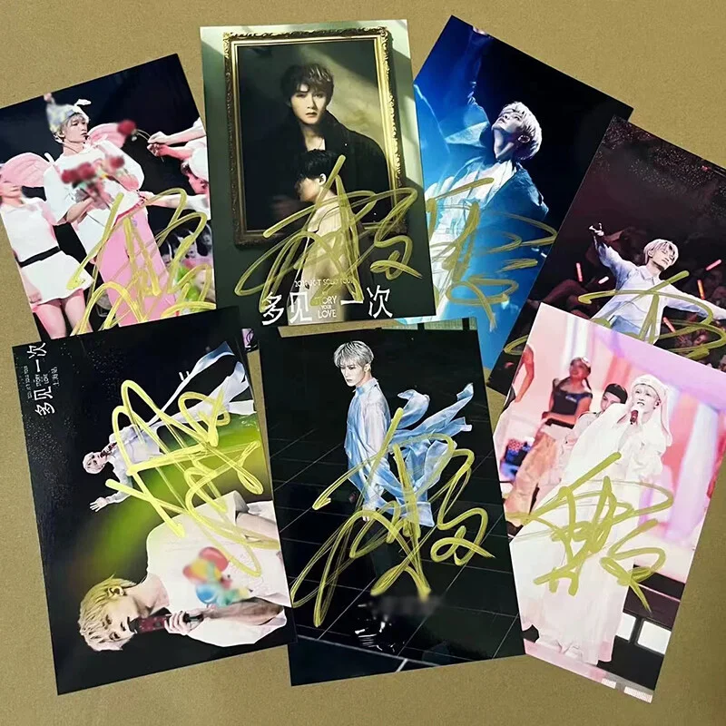 多见一次 Tan Jianci Signed Autographed Photo 6" Collection, image 2