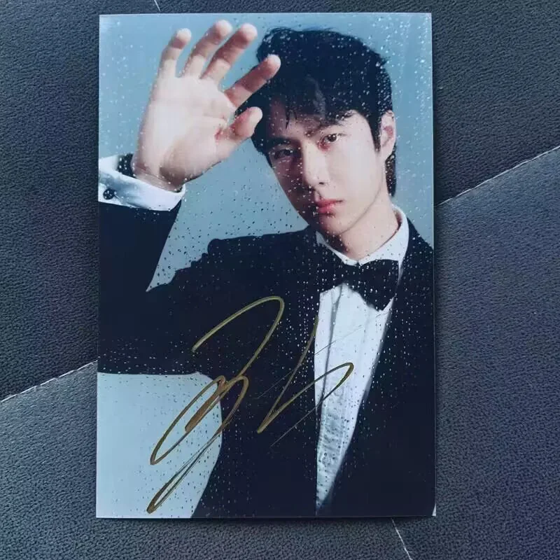 New Wang yibo 6" Signed Autographed Photo Autograph, image 3