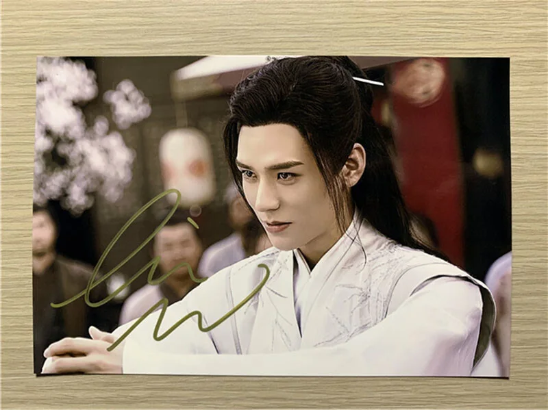 WORD OF HONOR 山河令 张哲瀚 龚俊 Gong Jun Zhang Zhehan Hand signed Autographed Photo, изображение 3