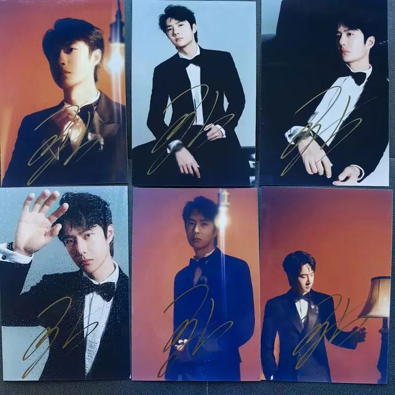 New Wang yibo 6" Signed Autographed Photo Autograph, image 2