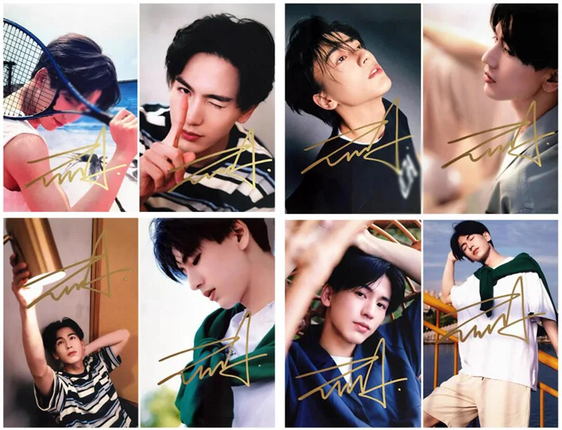 Zhang linghe 张凌赫 Zhang ling he Hand Signed Autographed Photo Collection, изображение 2