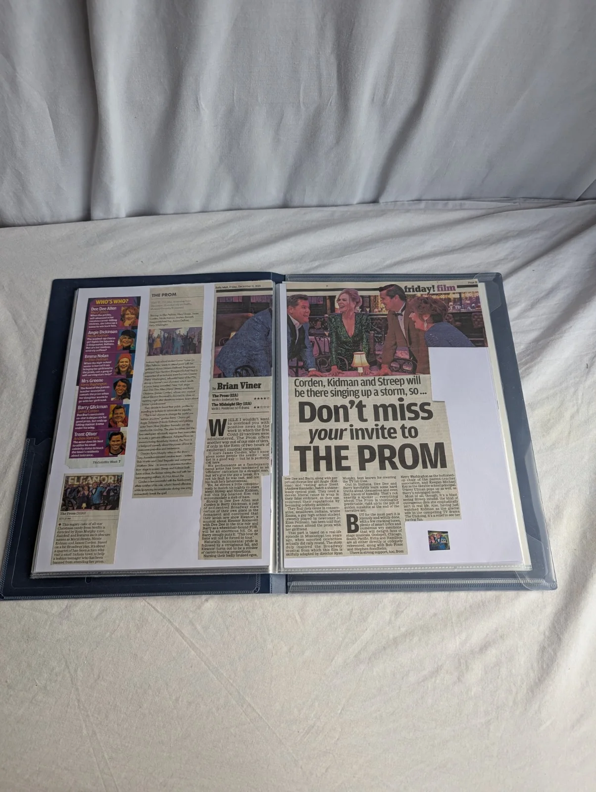 The Prom Film Memorabilia Archive Meryl Streep Photos & Articles Nichole Kidman, изображение 3