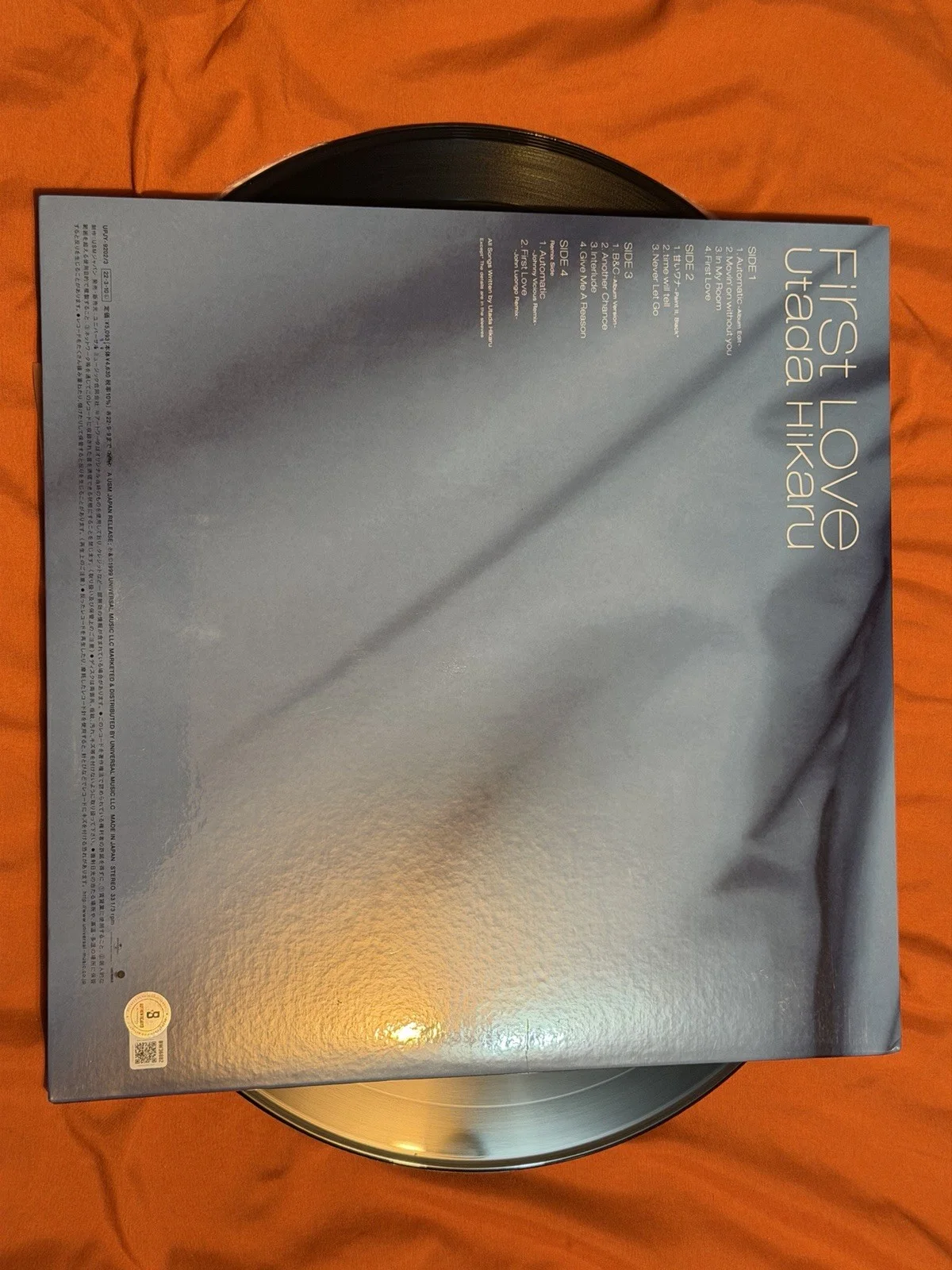 HIKARU UTADA FIRST LOVE Signed Vinyl Album Beckett COA JPOP RARE, изображение 4