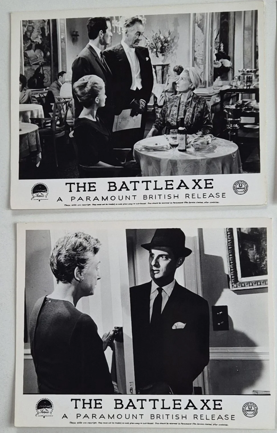 Lobby Card Set 10x8 - 1962 The Battleaxe - Jill Ireland, Francis Matthews, изображение 5