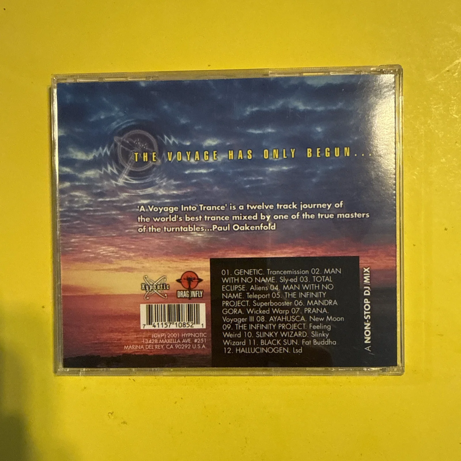 A VYAGE INTO TRANCE MIXED BY PAUL OAKENFOLD (CD 2001)MIKE NEW - FAST SHIPPING, изображение 3