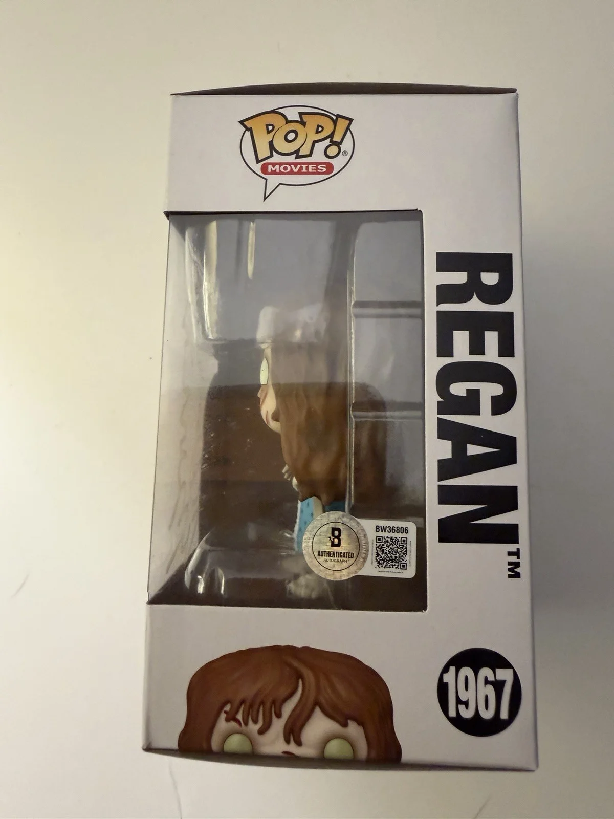 ELLEN BURSTYN — ELLEN BURSTYN SIGNED THE EXORCIST FUNKO POP BECKETT COA REGAN AUTOGRAPH RARE, image 3