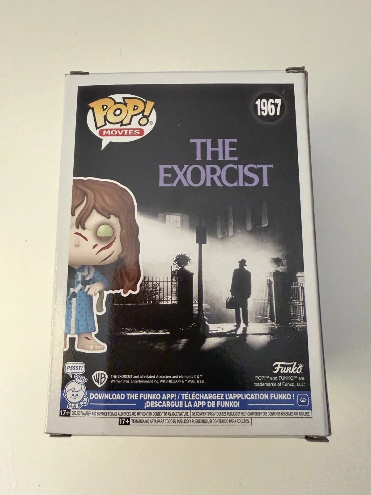 ELLEN BURSTYN — ELLEN BURSTYN SIGNED THE EXORCIST FUNKO POP BECKETT COA REGAN AUTOGRAPH RARE, image 4