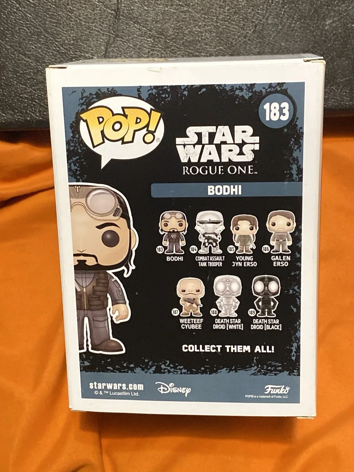 RIZ AHMED — RIZ AHMED STAR WARS ROGUE ONE BODHI SIGNED FUNKO POP BECKETT COA GEORGE LUCAS, изображение 4