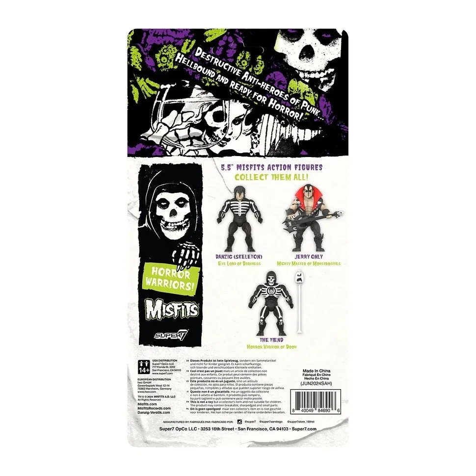 Misfits - Jerry Only - ReAction Figure super 7 new and unused, изображение 3