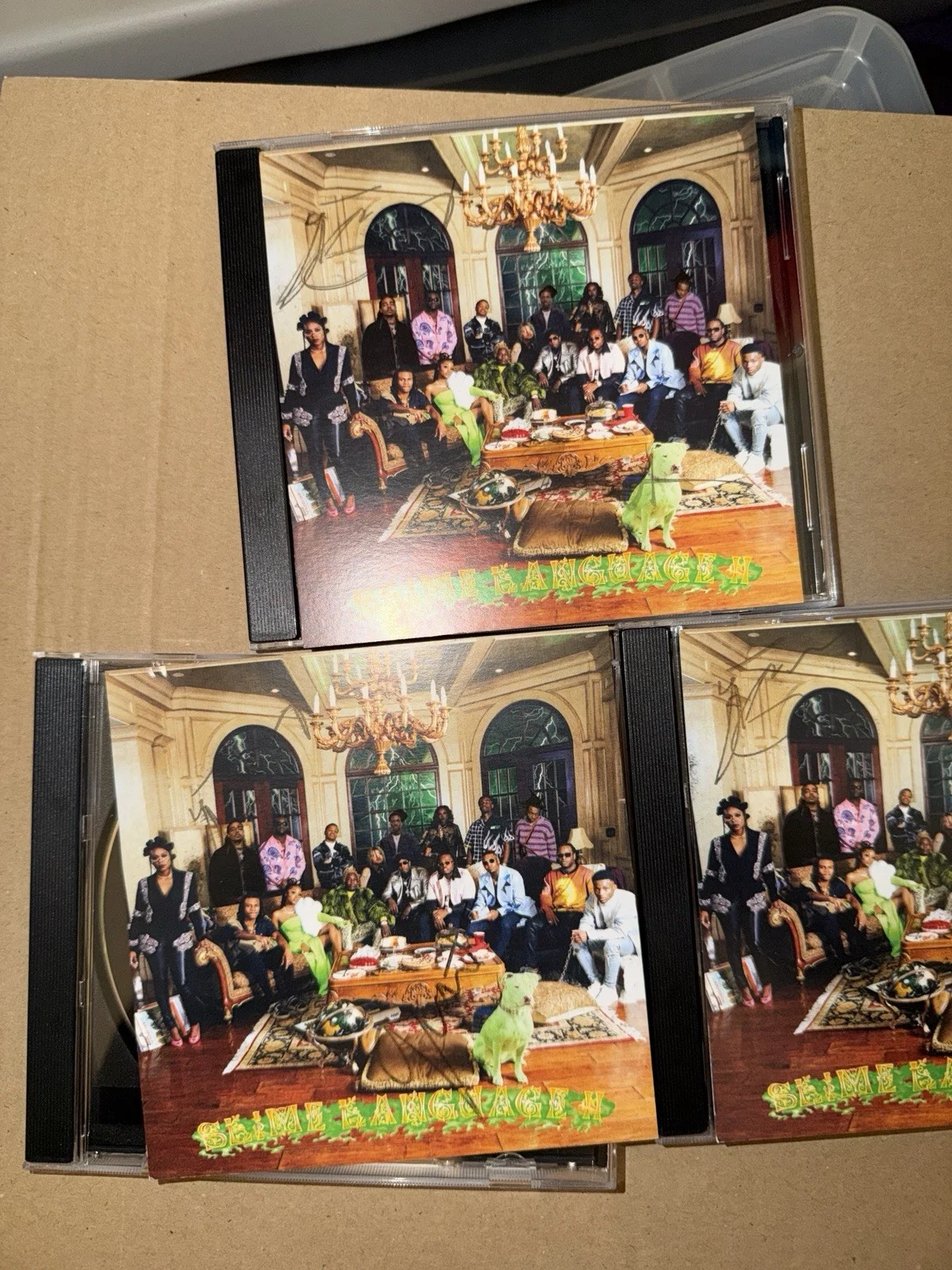 Slime Language 2 Signed CD Autographed by Gunna & Young Thug Authentic Brand New, image 2