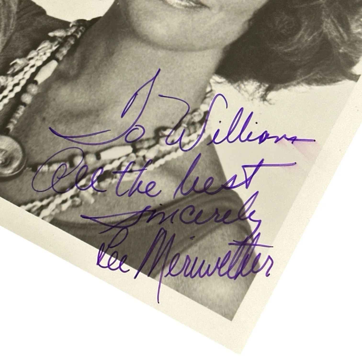Lee Meriwether — Lee Meriwether Signed Autograph 5x7 Photo 1955 Miss America, Catwoman, Star Trek, изображение 2
