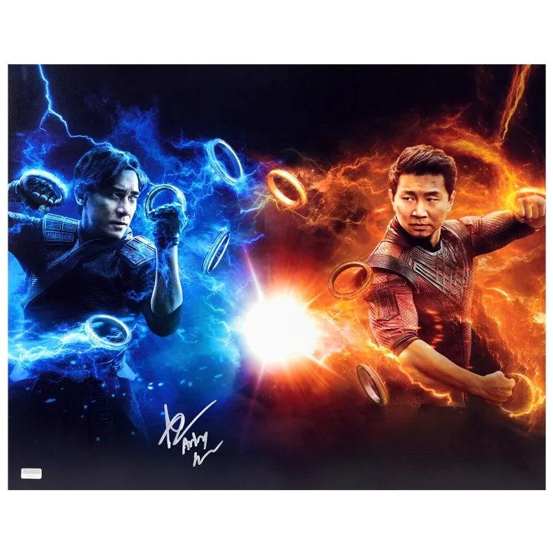 Andy Le — Andy Le Autographed Shang-Chi Legend of the Ten Rings Death Dealer 16x20 Photo