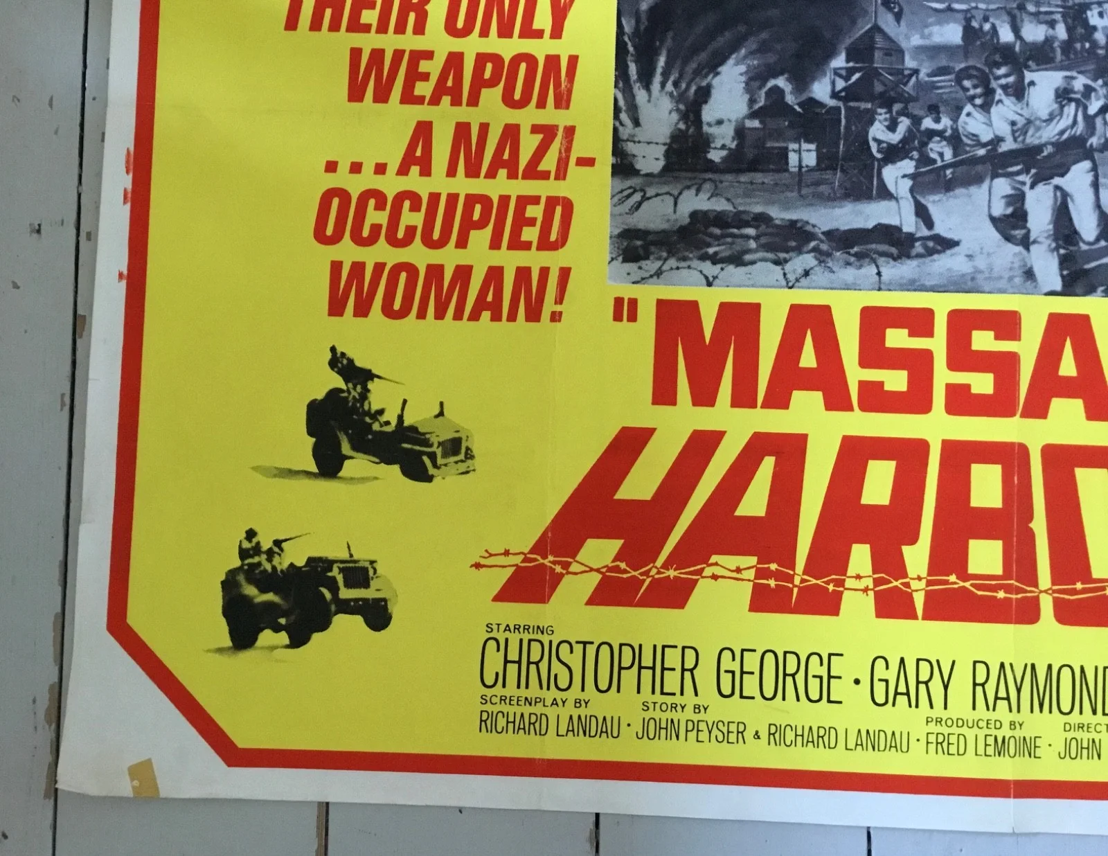 Massacre Harbour 1968 Original UK Quad Poster, image 2