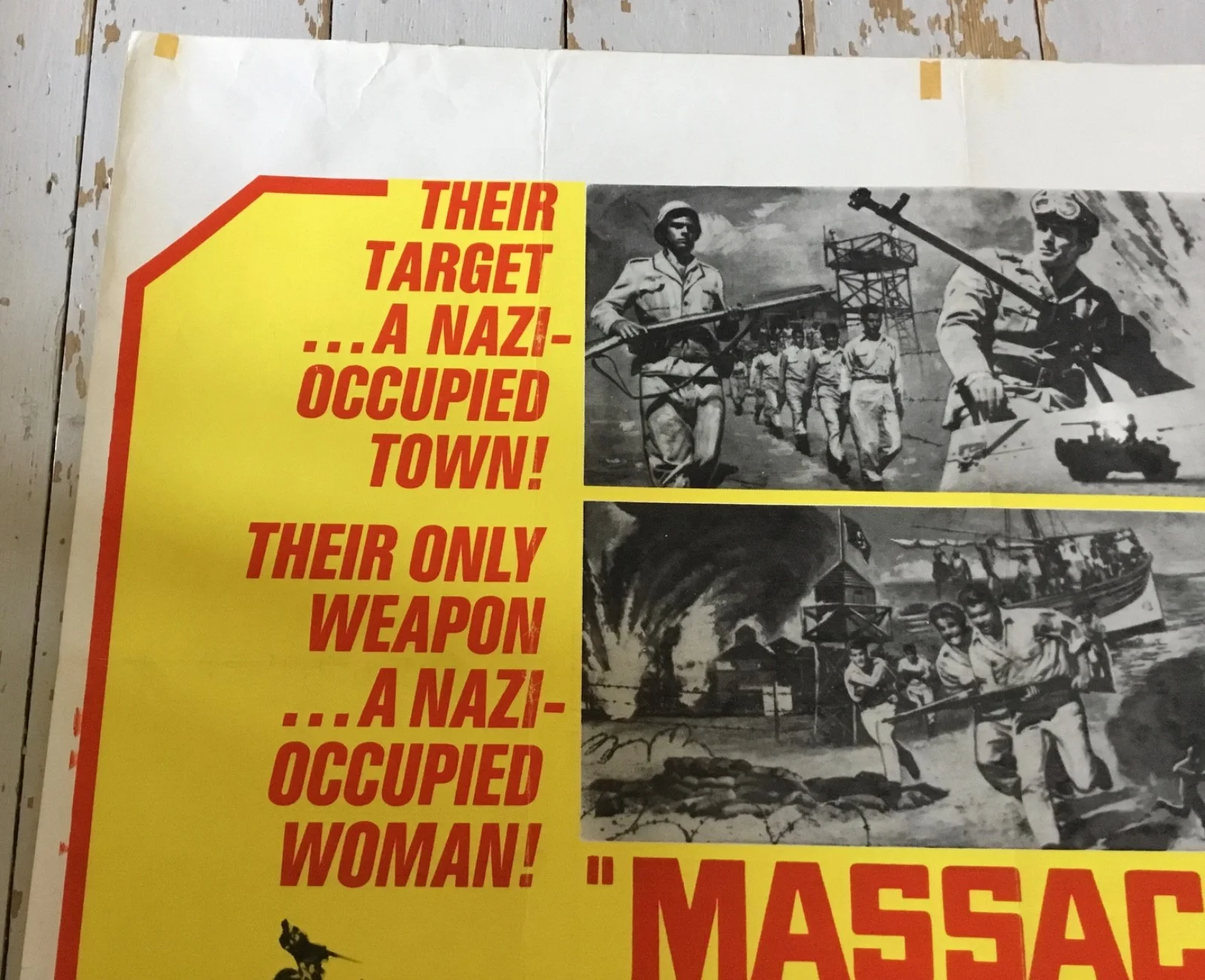 Massacre Harbour 1968 Original UK Quad Poster, image 3