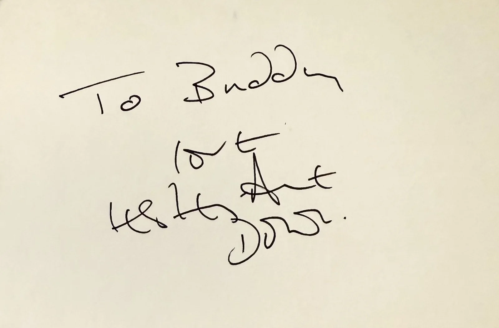 Lesley-Anne Down — LESLEY-ANNE DOWN Signed Autographed 4"x 6" INDEX CARD Pope Joan COUNTESS DRACULA