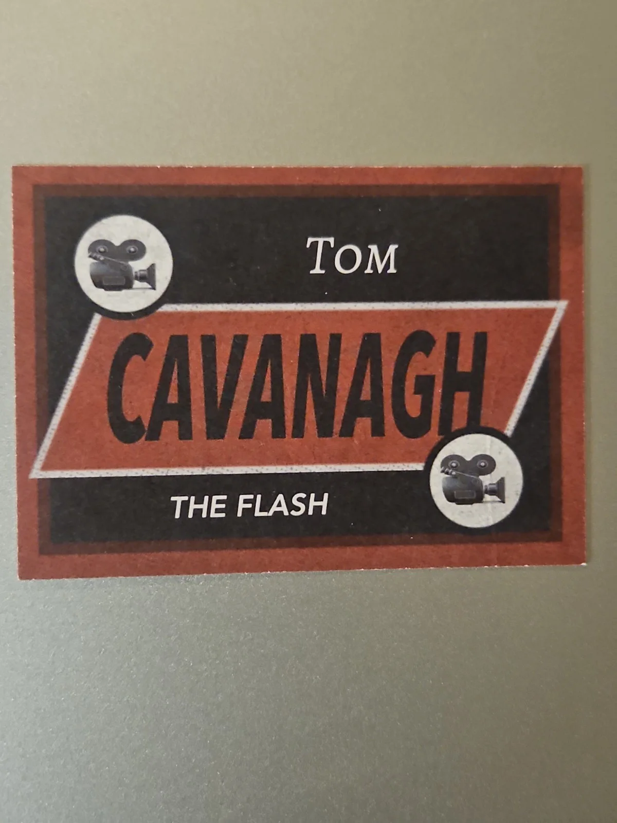Tom Cavanagh — Tom Cavanagh signed Custom Card - The Flash TV Show, image 2