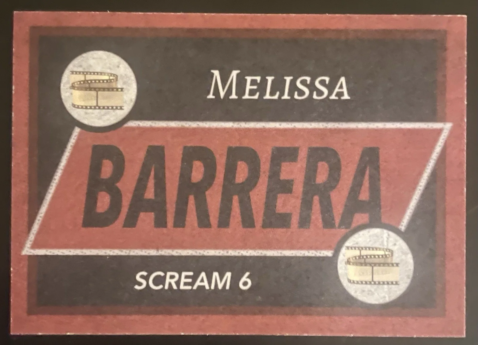 Melissa Barrera — Melissa Barrera signed Custom Card - Scream 6, image 2