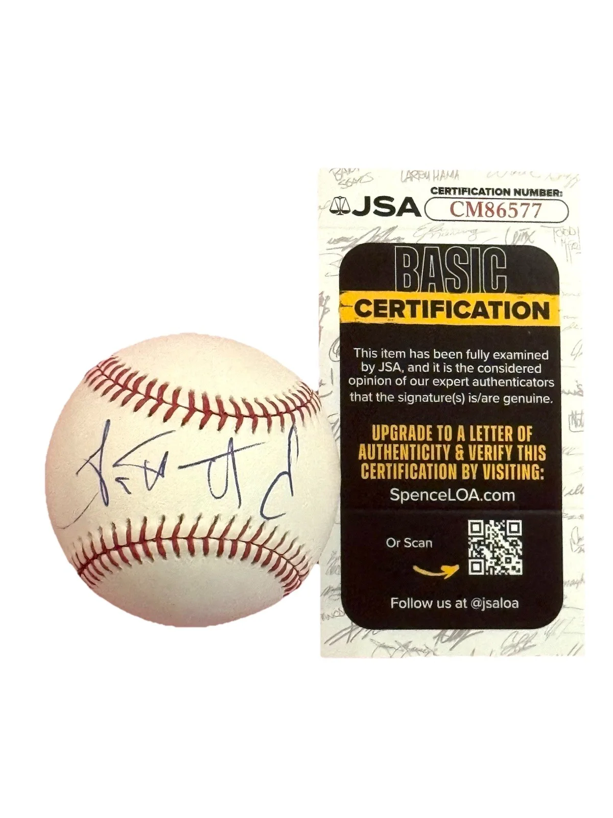 Garrett Hedlund Signed Ball Rawlings Baseball Tulsa King Tron JSA COA Movie ⭐️, image 3