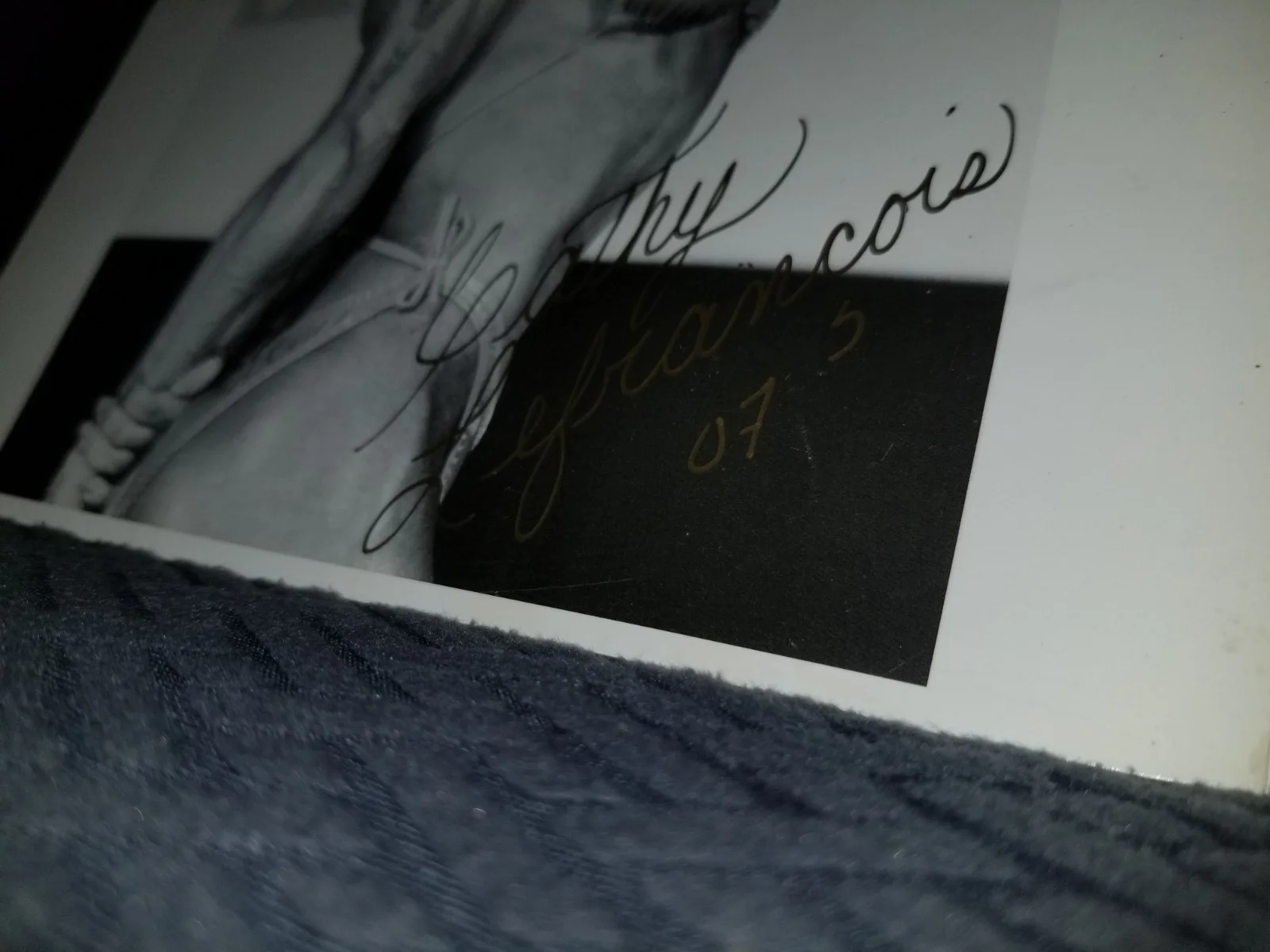 Cathy Lefrancois autographed 5 3/4"wide x 8 3/8"high Black&White Photo print +, изображение 4