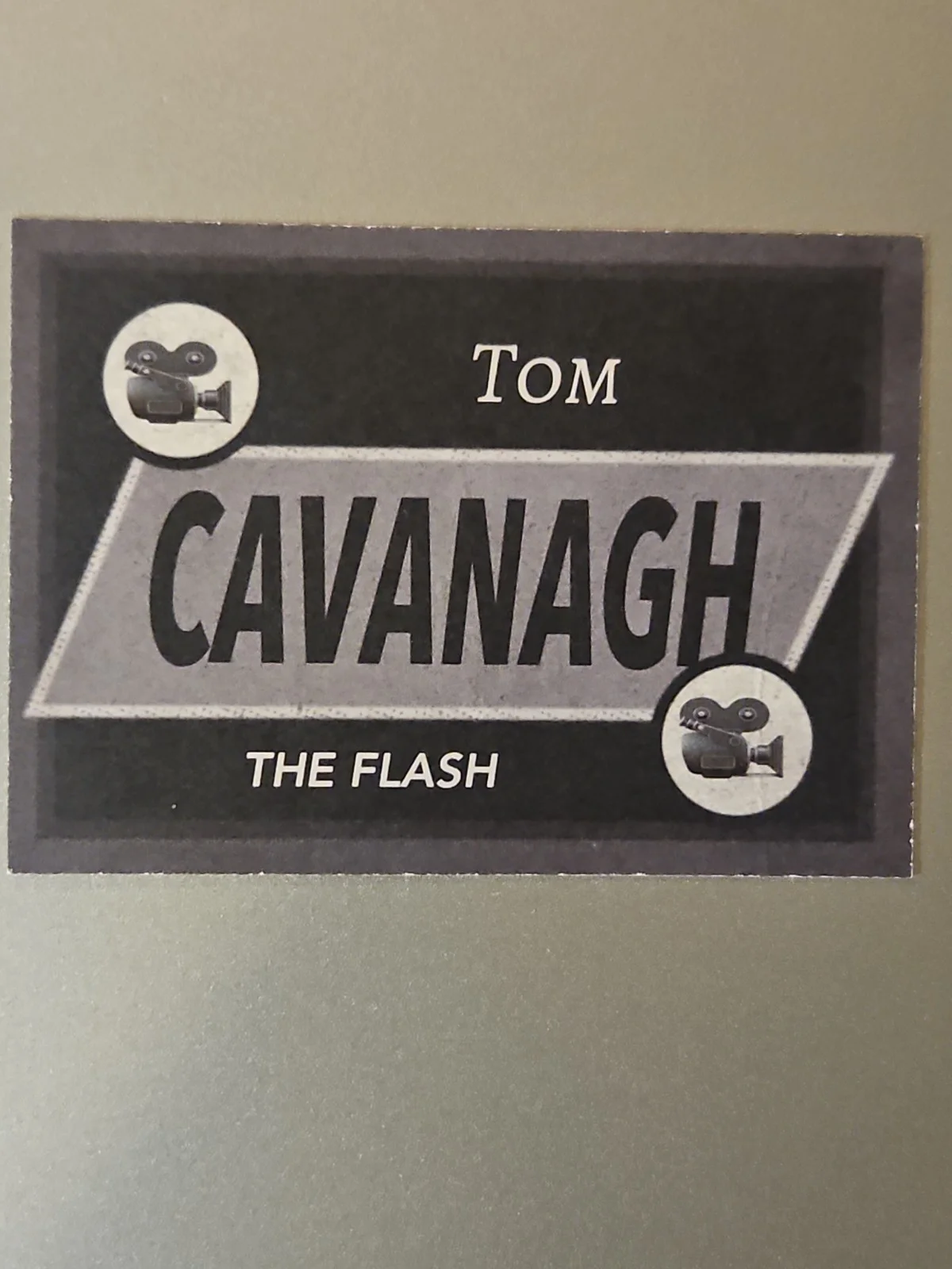 Tom Cavanagh — Tom Cavanagh signed Custom Card- The Flash Tv Show - Reverse Flash, image 2