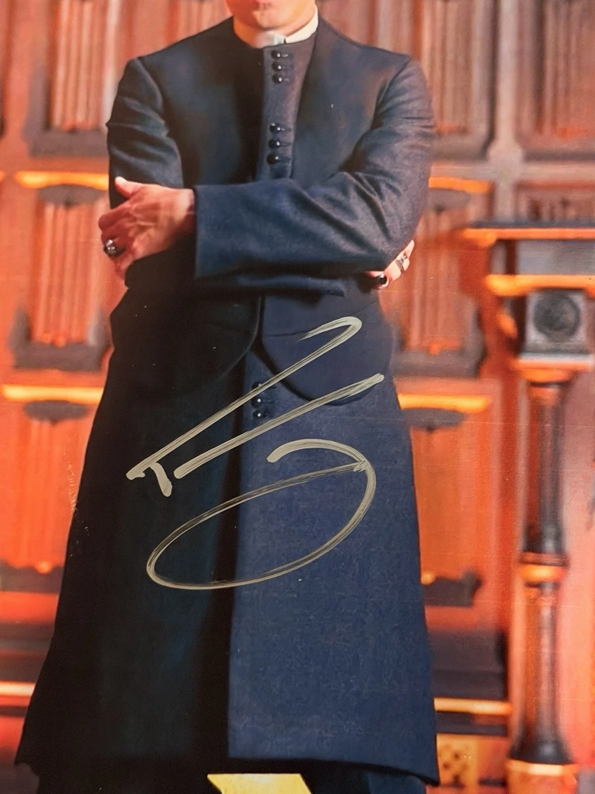 Tom Felton Signed Harry Potter and The Cursed Child 11x16 Poster Window Card JSA, изображение 2