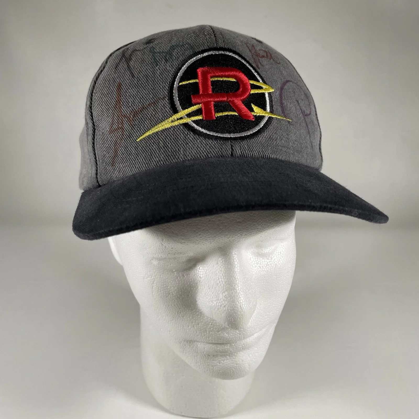 Vtg Ricochet Signed Hat Country Music Band Autographed Snapback Cap Logo USA, изображение 2