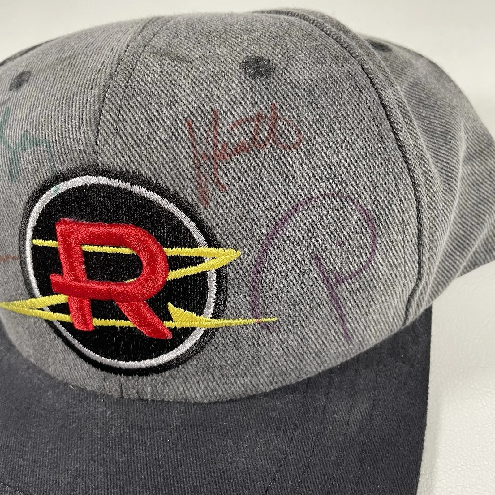 Vtg Ricochet Signed Hat Country Music Band Autographed Snapback Cap Logo USA, изображение 4