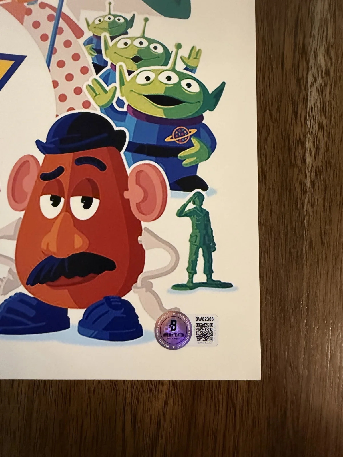 Andrew Stanton ‘Toy Story’ Movie Writer Signed 12x18 Photo Beckett, изображение 2