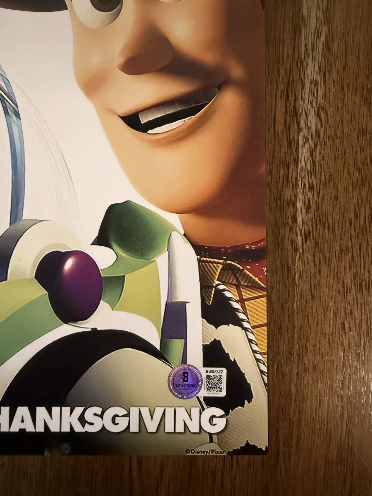 Andrew Stanton ‘Toy Story 2’ Movie Writer Signed 12x18 Photo Beckett Two, изображение 2