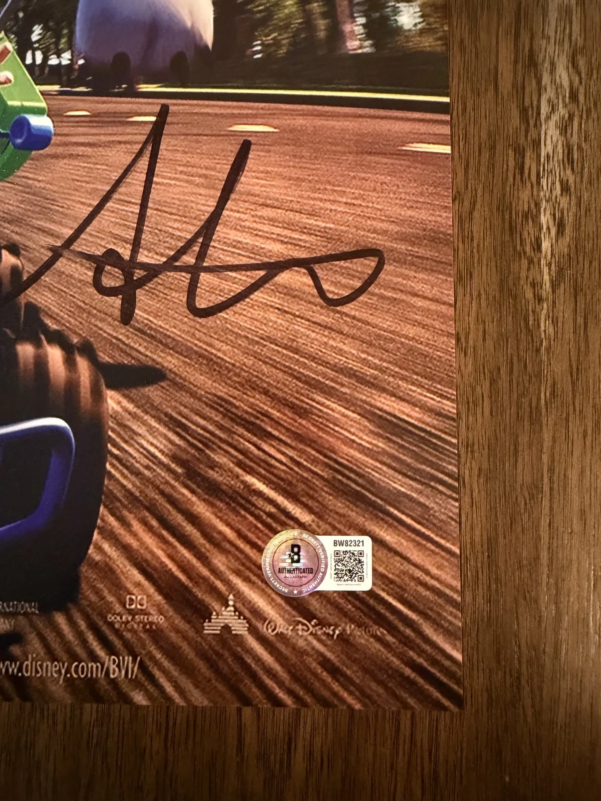 Andrew Stanton ‘Toy Story’ Movie Writer Signed 12x18 Photo Beckett, изображение 2