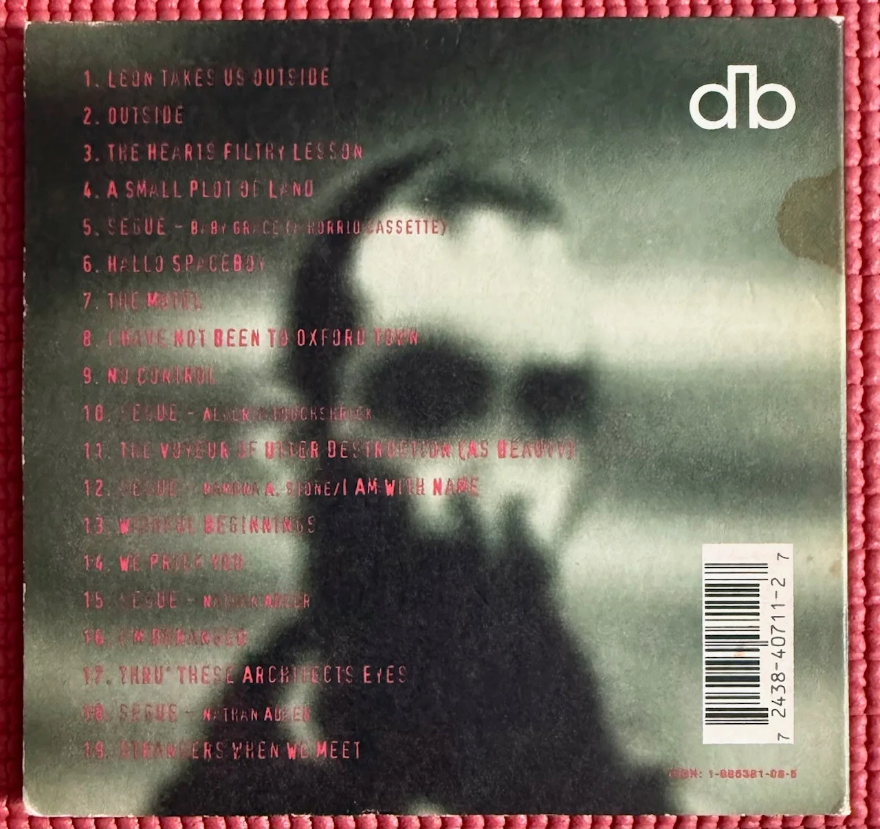 ANDY PETERS signed DAVID BOWIE autographed "OUTSIDE" CD Jacket with CD, image 4