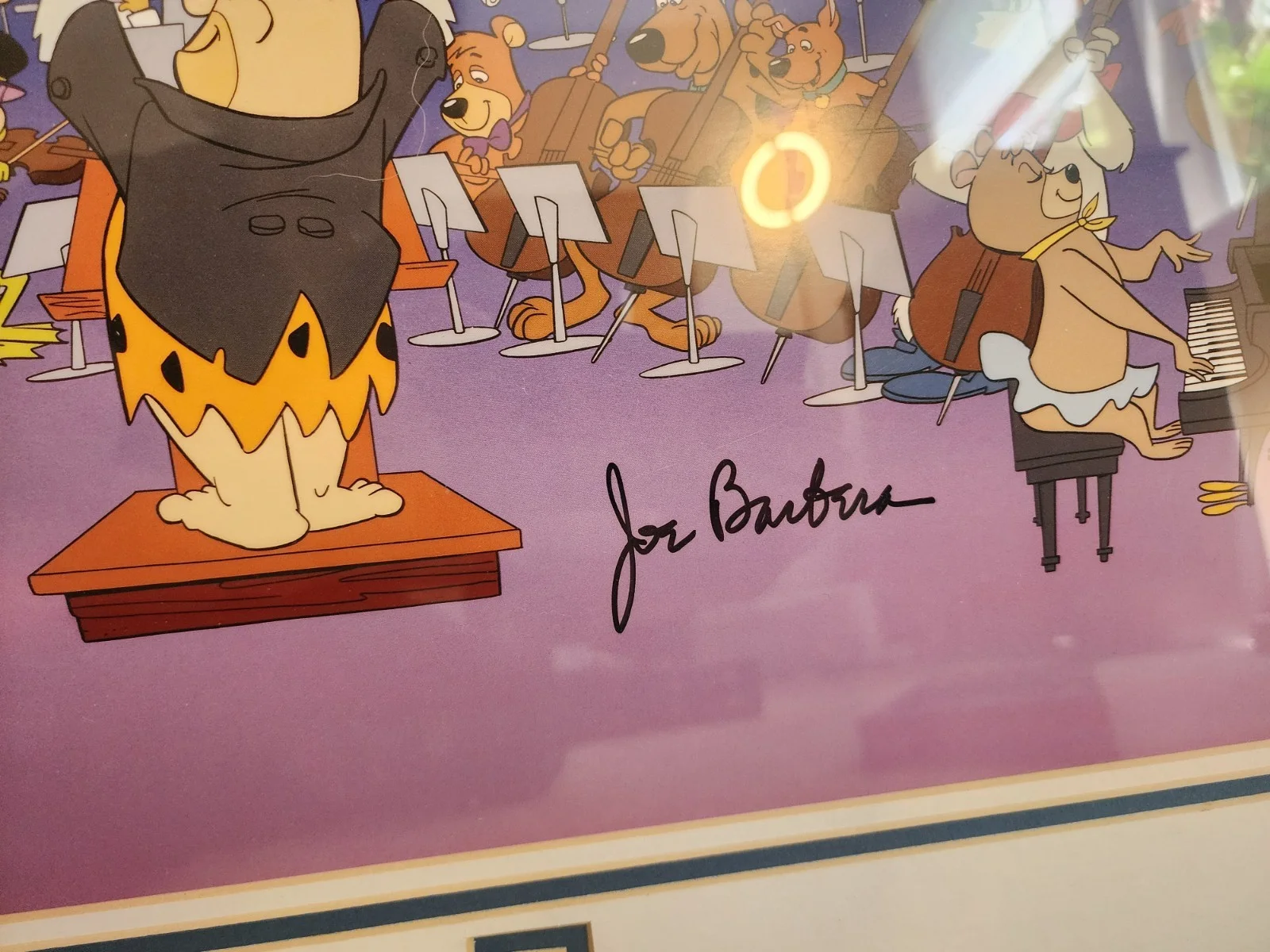 Hanna-Barbara Symohony Autographed Disney Relic COA, изображение 2