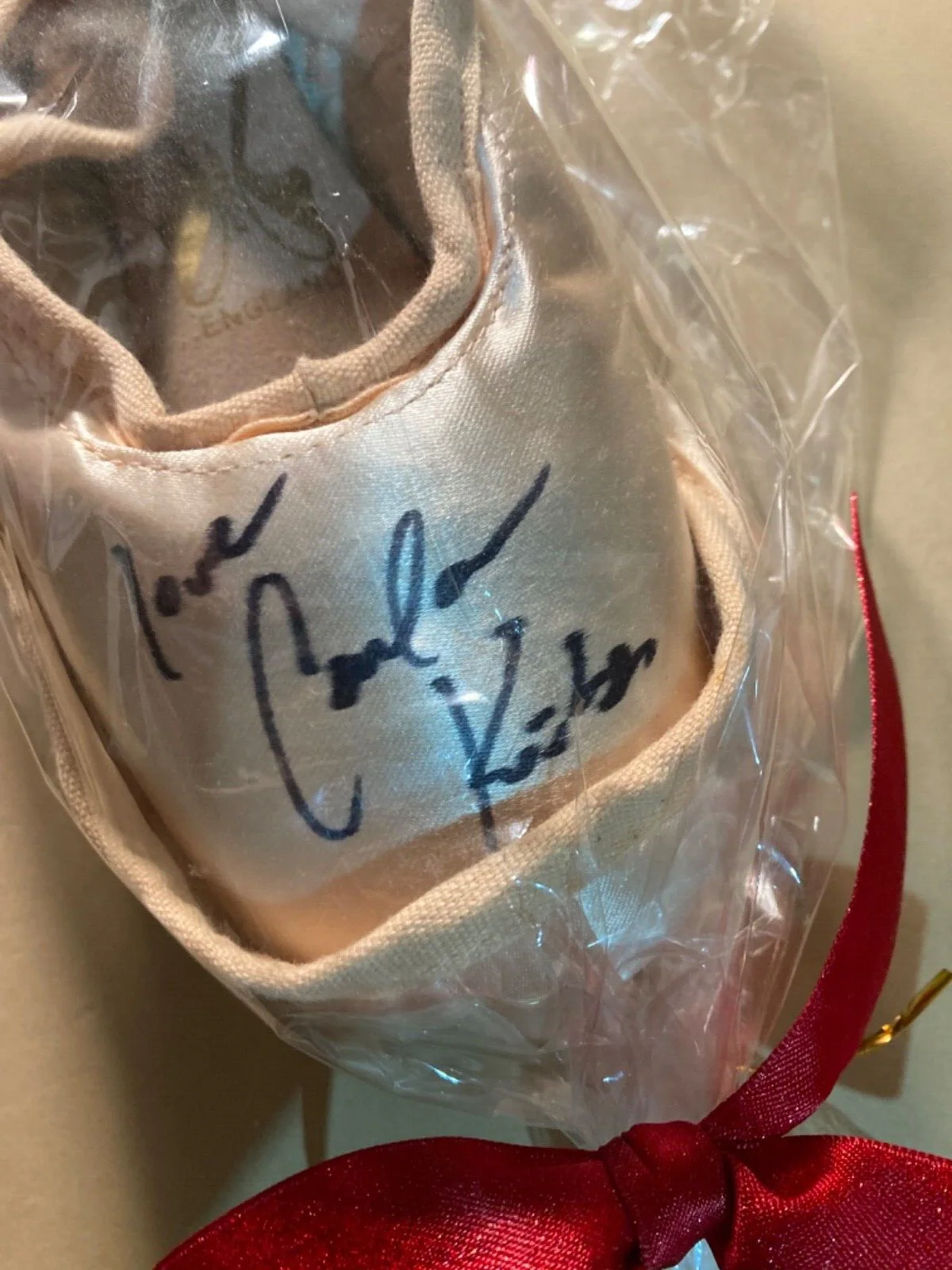 Pacific NW Ballet ballerina dancer signed ballet point shoes Carla Korbes NYCB, image 4