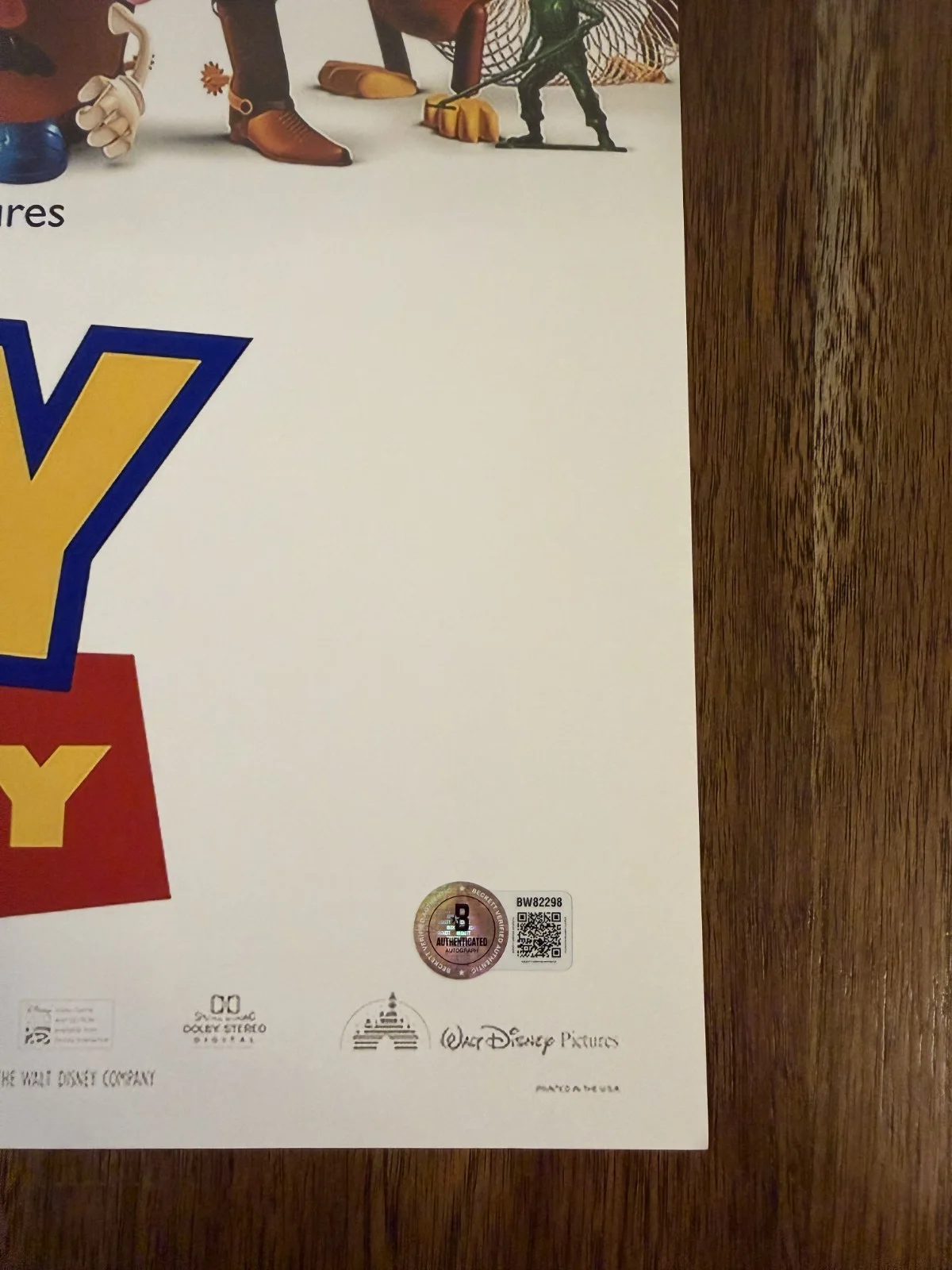 Andrew Stanton ‘Toy Story’ Movie Writer Signed 12x18 Photo Beckett, изображение 2