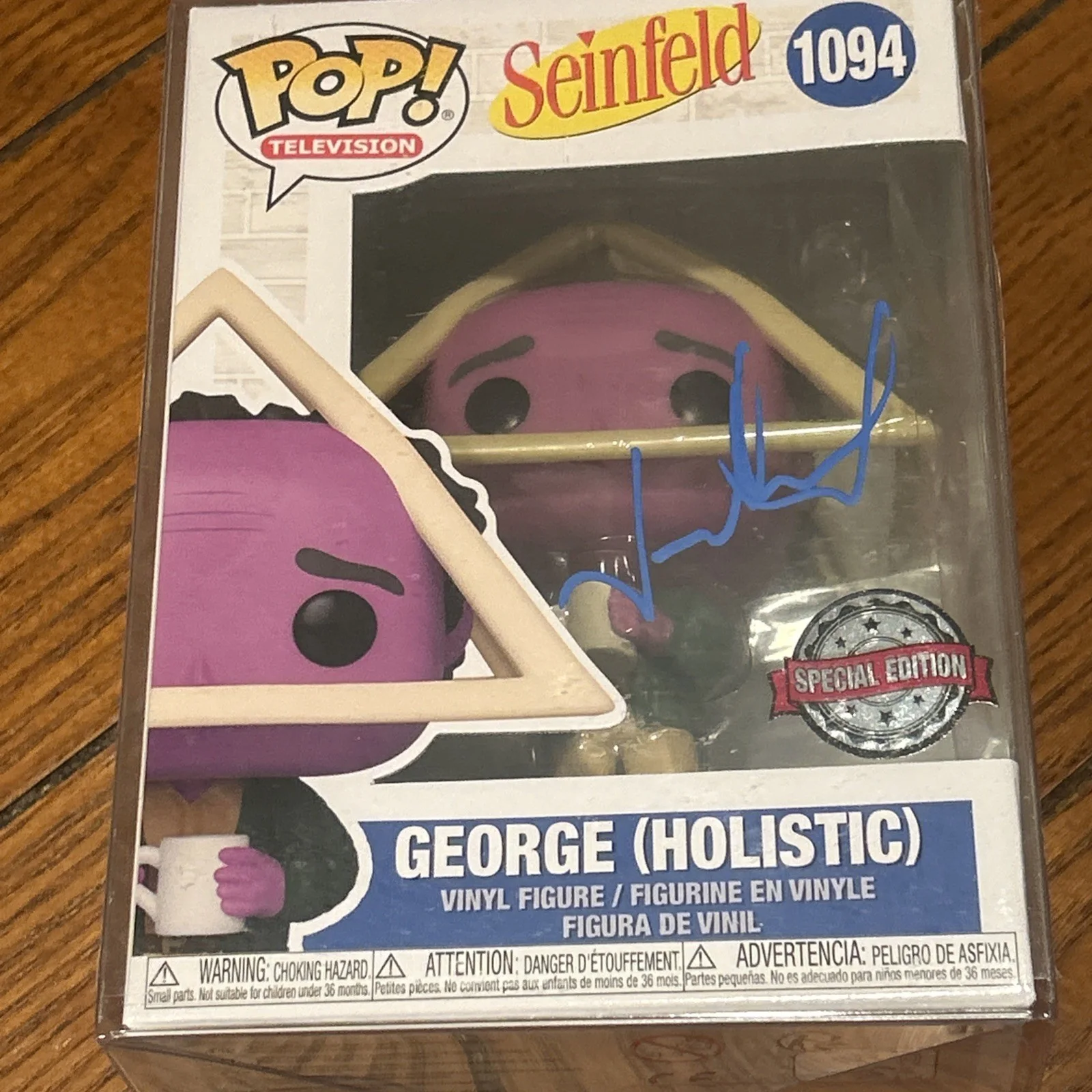 Jason Alexander — Signed Funko Pop Seinfeld # 1094 George Jason Alexander Auto COA OC celebrity