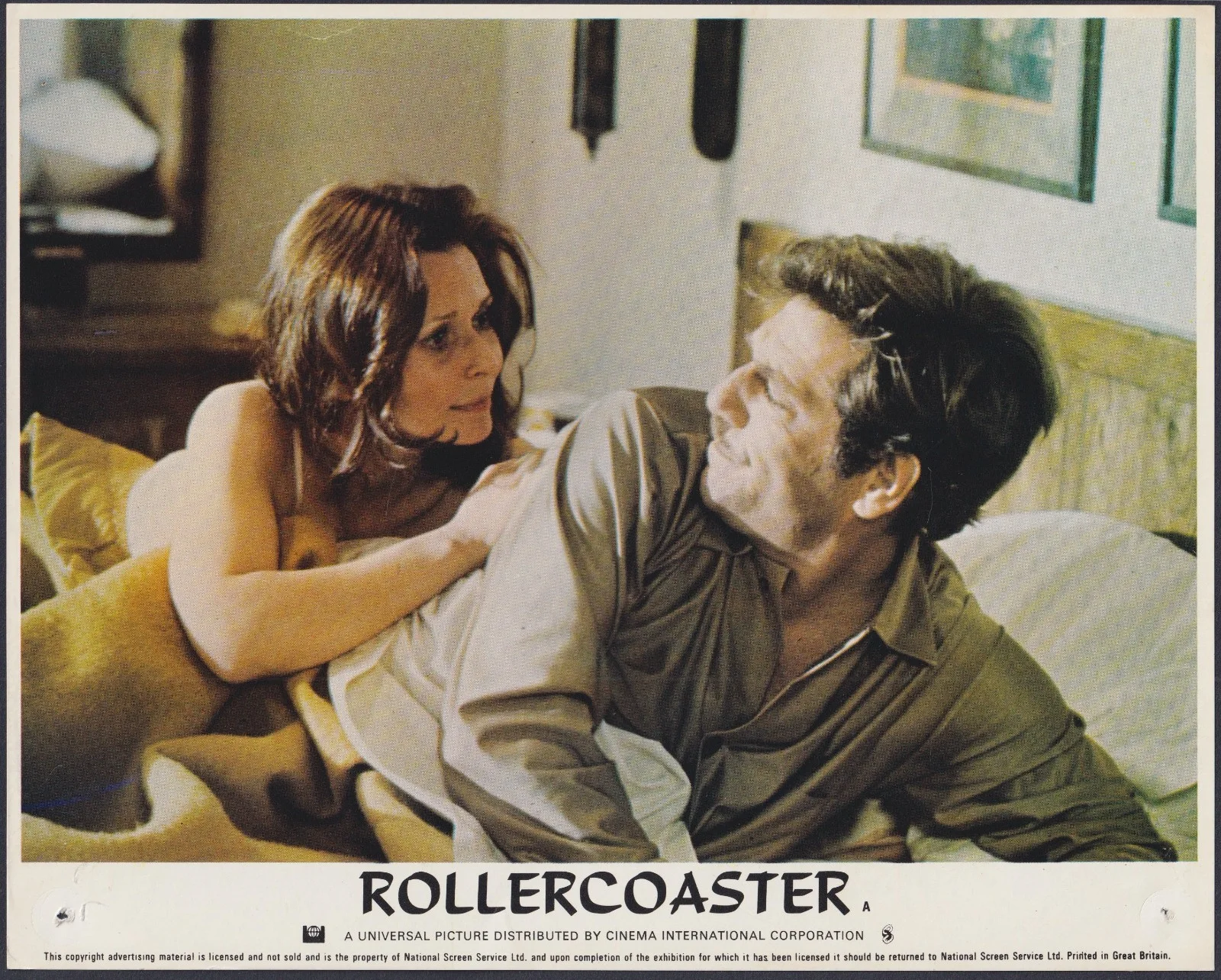 Rollercoaster 7x ORIGINAL UK FOH Lobby Cards George Segal Henry Fonda 1977, изображение 5
