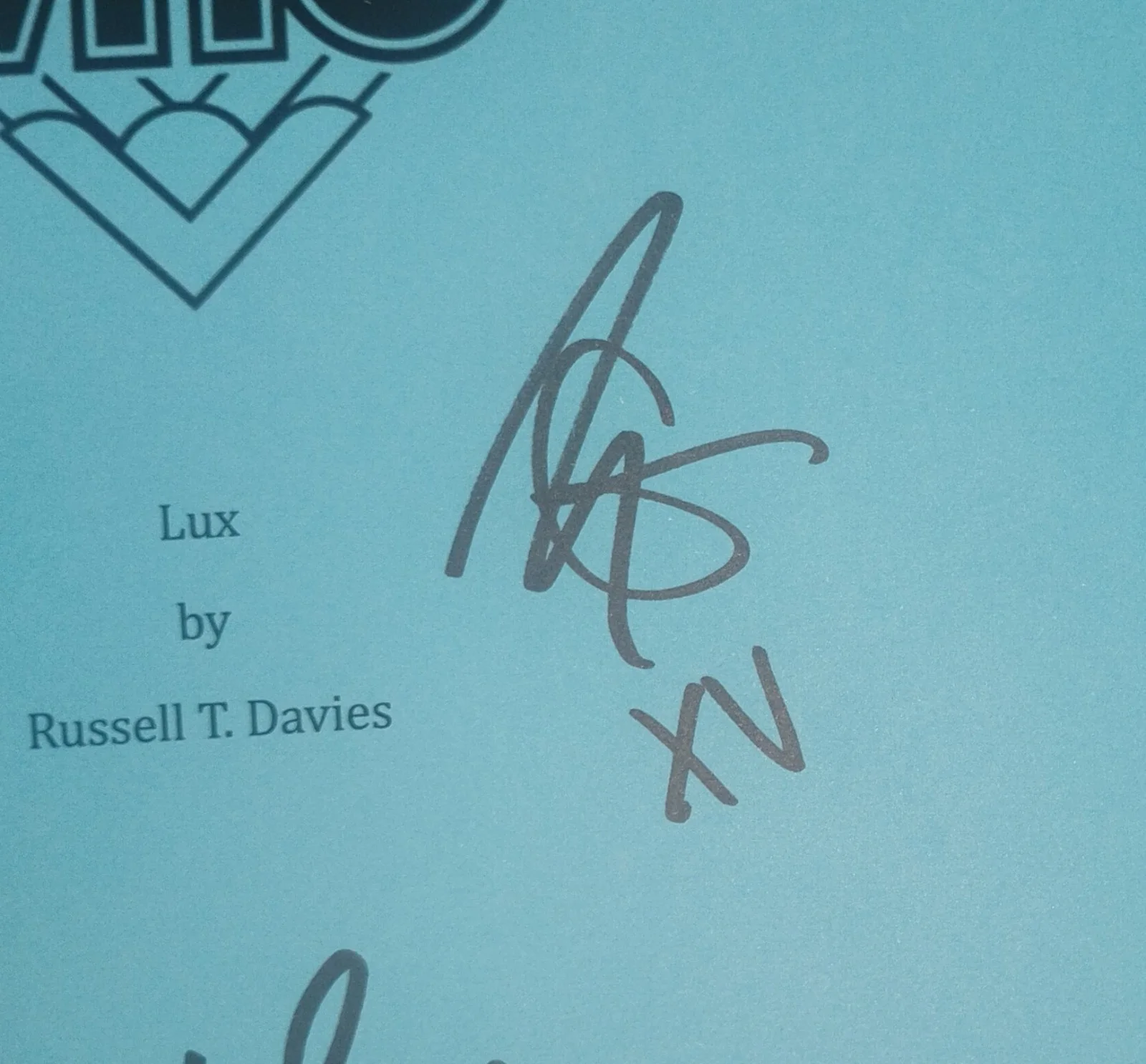 Varada Sethu & Ncuti Gatwa Hand Signed Script COA Doctor Who NO US TARIFFS, image 3