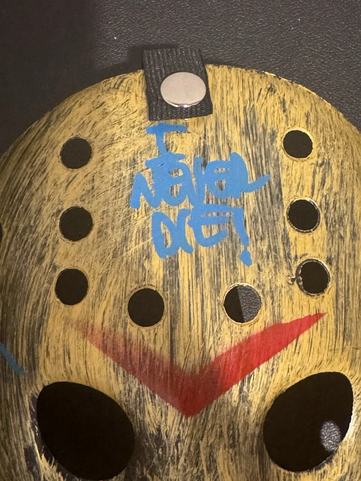 Ari Lehman — Ari Lehman Signed Friday The 13th Jason 1 Hockey Mask I Never Die Beckett Auth., изображение 2