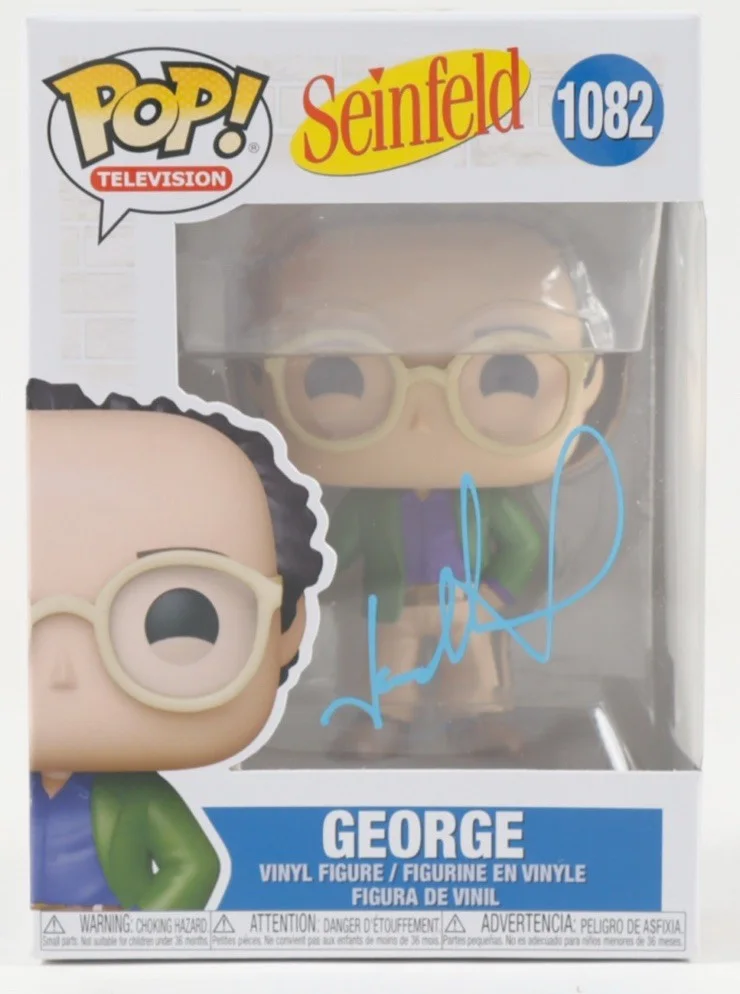 Jason Alexander — Jason Alexander Signed "Seinfeld" Funko Pop - George Costanza