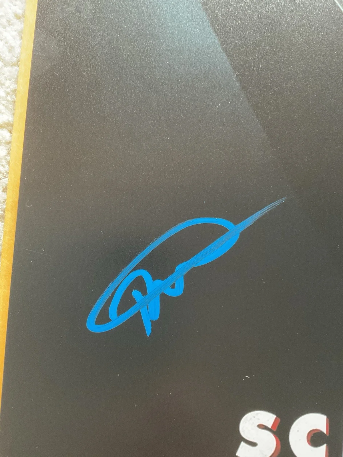 Tyler Gillett — Scream signed 12x18 BAS Tyler Gillett auto Matt Bettinelli-Olpin signed 12x18, image 2
