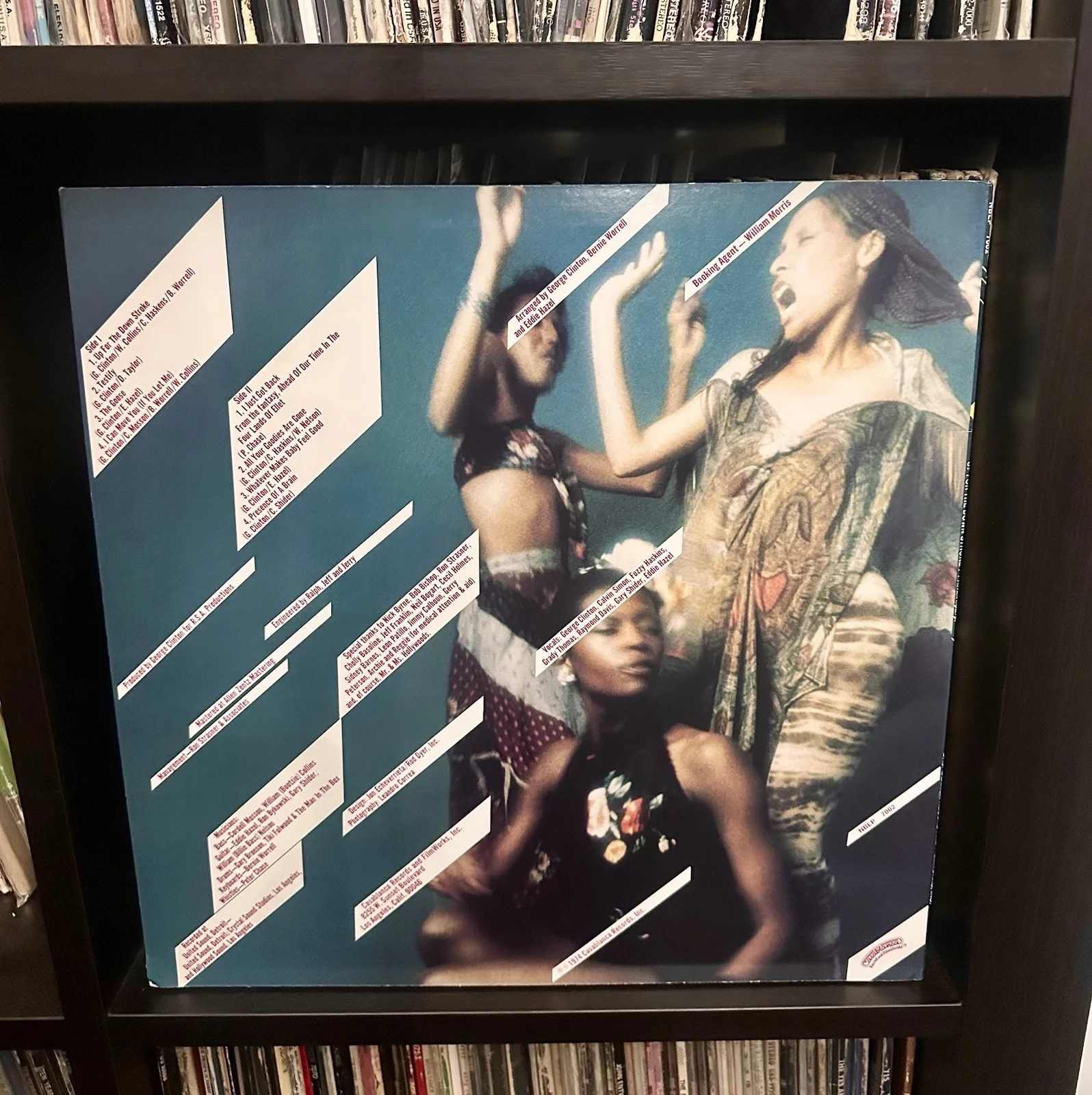 Parliament "Up for the Down Stroke" SIGNED BY 11 P-FUNK LEGENDS + COA - UNPLAYED, image 2