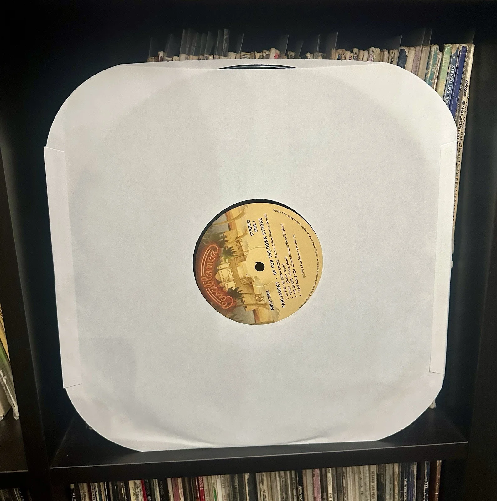 Parliament "Up for the Down Stroke" SIGNED BY 11 P-FUNK LEGENDS + COA - UNPLAYED, image 4