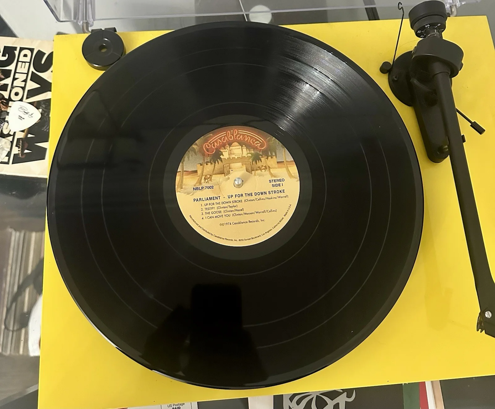 Parliament "Up for the Down Stroke" SIGNED BY 11 P-FUNK LEGENDS + COA - UNPLAYED, image 5