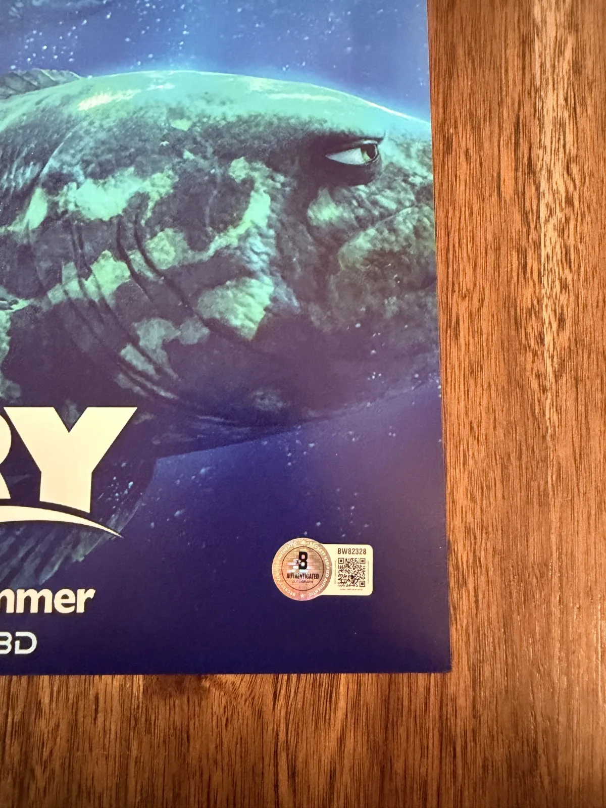 Andrew Stanton ‘Finding Dory’ Movie Director Signed 12x18 Photo Beckett, image 2