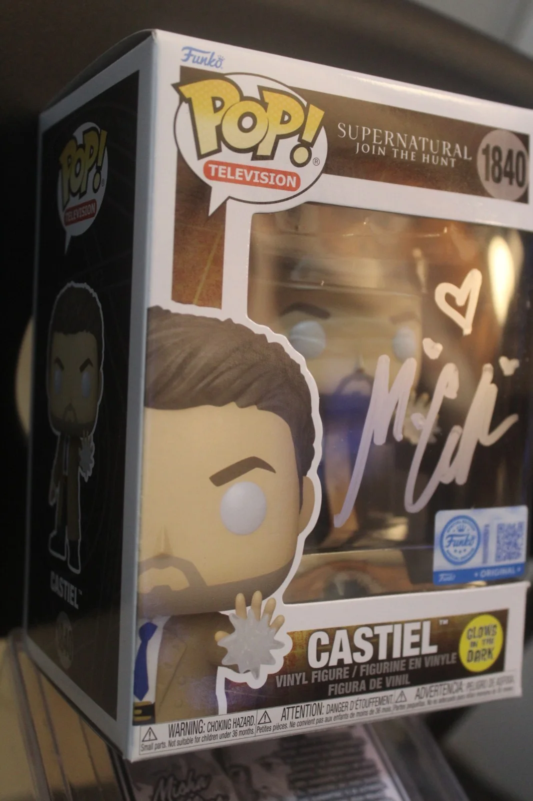 Misha Collins — Signed Pop#1840-Supernatural - Castiel - Misha Collins + C.O.A., image 3