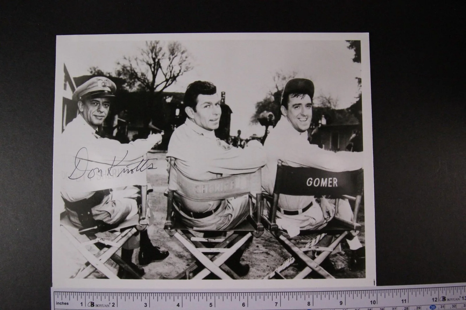 Don Knotts — DON KNOTTS (1924-2006) (ANDY GRIFFITH SHOW~THREE'S COMPANY) AUTOGRAPH PHOTO~