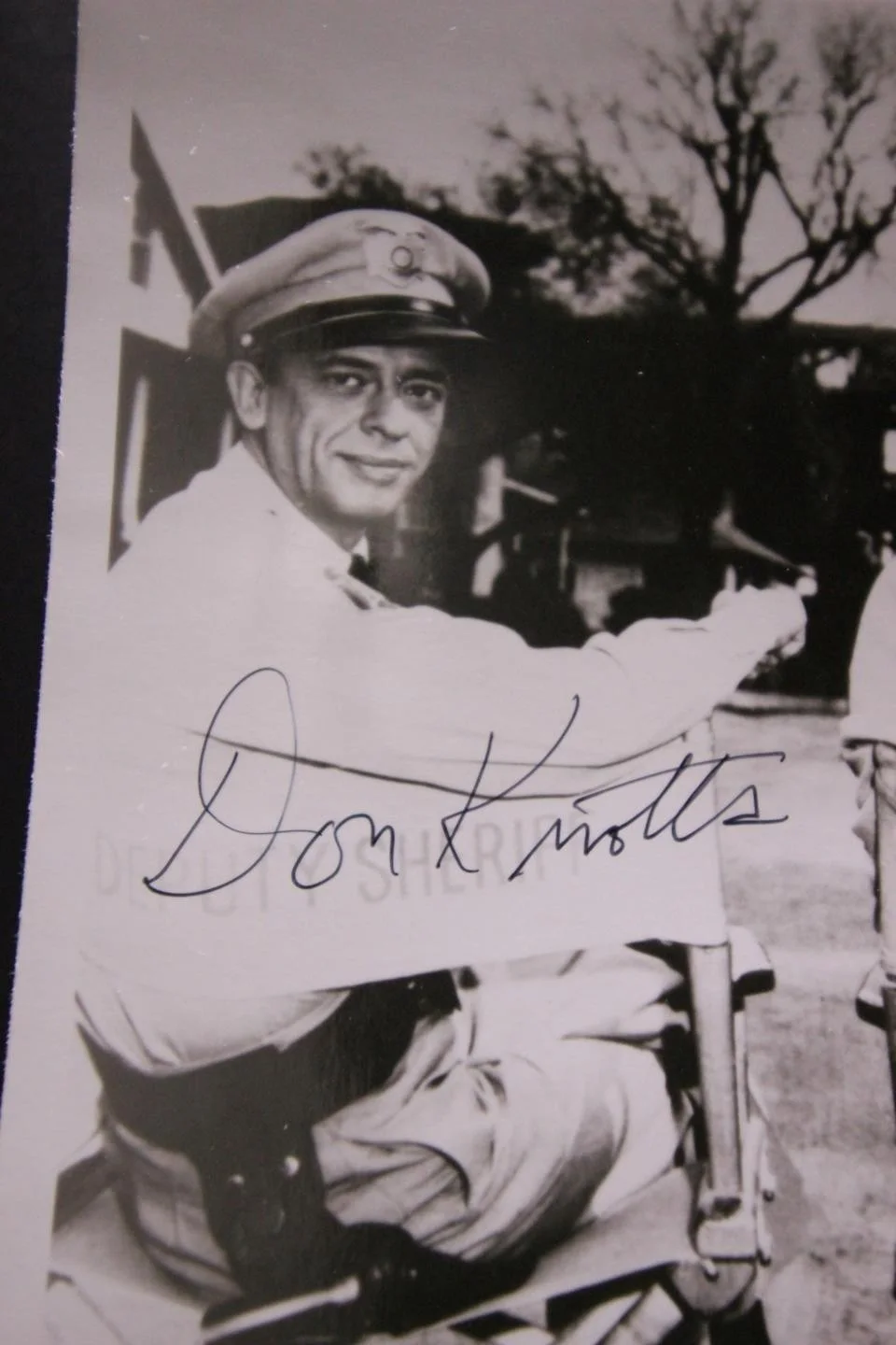 Don Knotts — DON KNOTTS (1924-2006) (ANDY GRIFFITH SHOW~THREE'S COMPANY) AUTOGRAPH PHOTO~, image 2