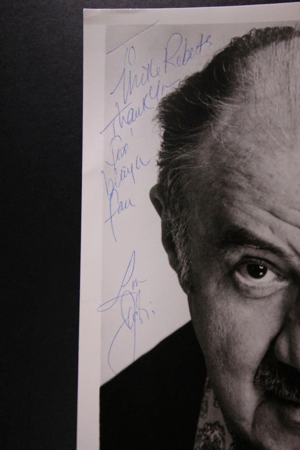 Lou Jacobi — LOU JACOBI (1913-2009) (IRMA la DOUCE~DIARY OF ANNE FRANK) AUTOGRAPH PHOTO~, image 2
